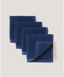 Pact Organic Home Airy Waffle Washcloth 4-Pack Shop By Partner