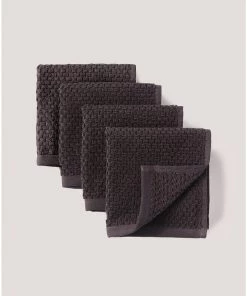 Pact Organic Home Airy Waffle Washcloth 4-Pack Shop By Partner