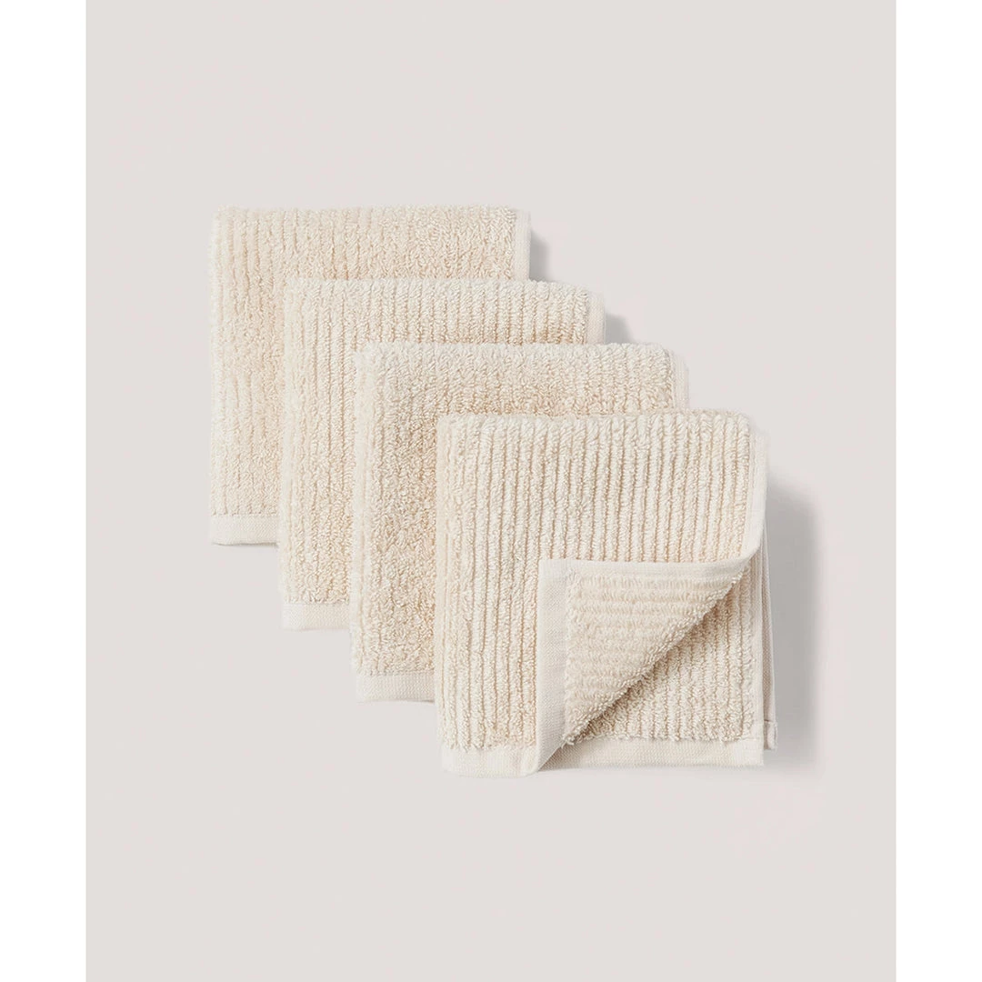 Pact Organic Home Spa Rib Washcloth 4-Pack Shop By Partner 3 Pact Organic Home Spa Rib Washcloth 4-Pack Shop By Partner
