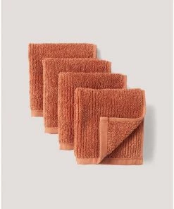Pact Organic Home Spa Rib Washcloth 4-Pack Shop By Partner