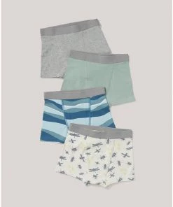 Pact Organic Kids Boxer Brief 4-Pack