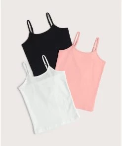 Pact Organic Kids Cartwheel Cami 3-Pack