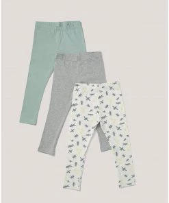 Pact Organic Kids Classic Leggings 3-Pack