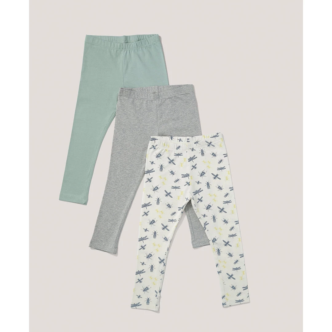 Pact Organic Kids Classic Leggings 3-Pack 2 Pact Organic Kids Classic Leggings 3-Pack