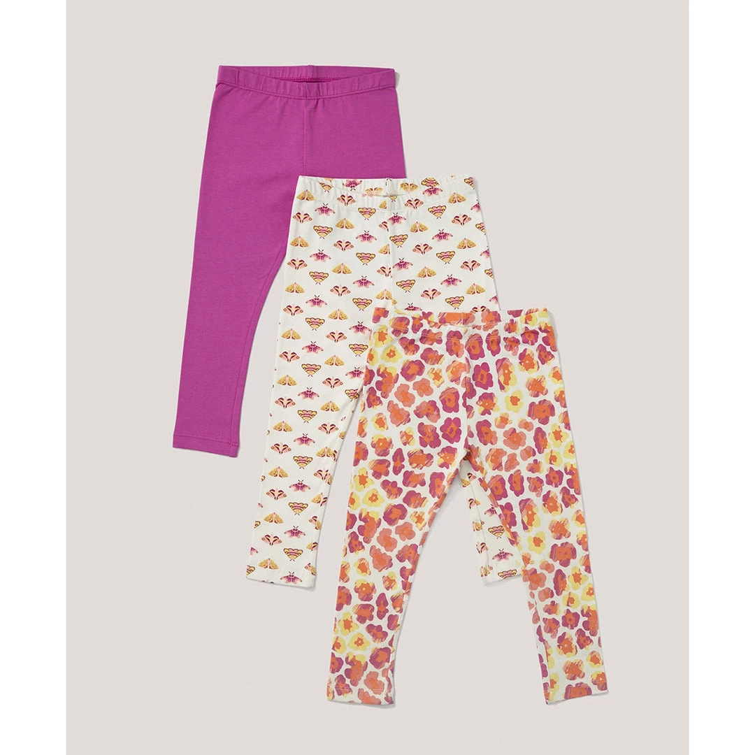 Pact Organic Kids Classic Leggings 3-Pack 1 Pact Organic Kids Classic Leggings 3-Pack