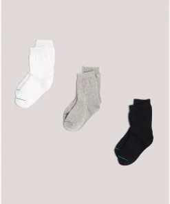 Pact Organic Kids Crew Socks 3-Pack