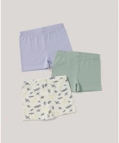 Pact Organic Kids Somersault Short 3-Pack