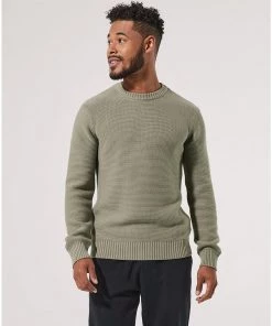 Pact Organic Men Classic Crew Neck Sweater Shop By Partner