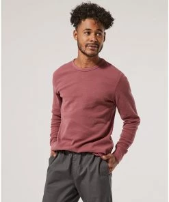 Pact Organic Men Thermal Waffle Crewneck Shop By Partner