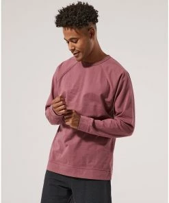 Pact Organic Men Vintage Raglan Long Sleeve Tee Shop By Partner