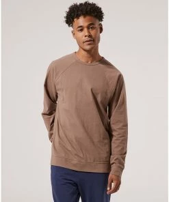 Pact Organic Men Vintage Raglan Long Sleeve Tee Shop By Partner