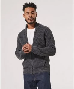 Shop By Partner Pact Organic Men Clearance Modern Knit Zip Sweater