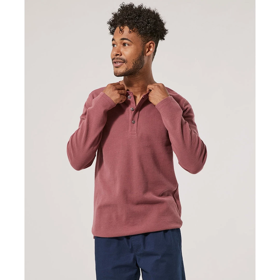 Pact Organic Men Clearance Thermal Waffle Henley 1 Pact Organic Men Clearance Thermal Waffle Henley