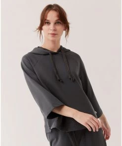 Pact Organic Women Bounce Bell Sleeve Hoodie