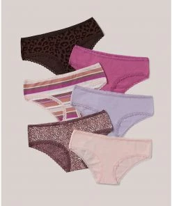 Pact Organic Women Cheeky Hipster 6-Pack