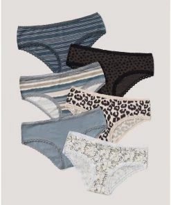 Pact Organic Women Cheeky Hipster 6-Pack