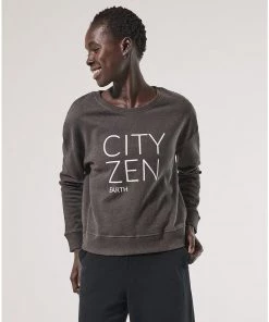 Pact Organic Women Cityzen Earth Graphic Sweatshirt
