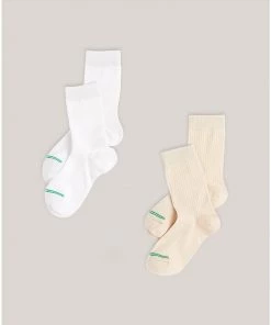 Pact Organic Women Crew Socks 2-Pack Womens