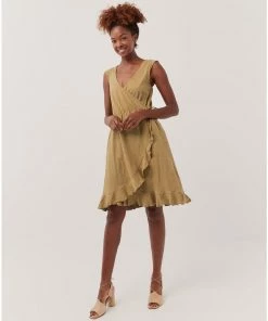 Womens Pact Organic Women Easy Wrap Dress 7 Womens Pact Organic Women Easy Wrap Dress