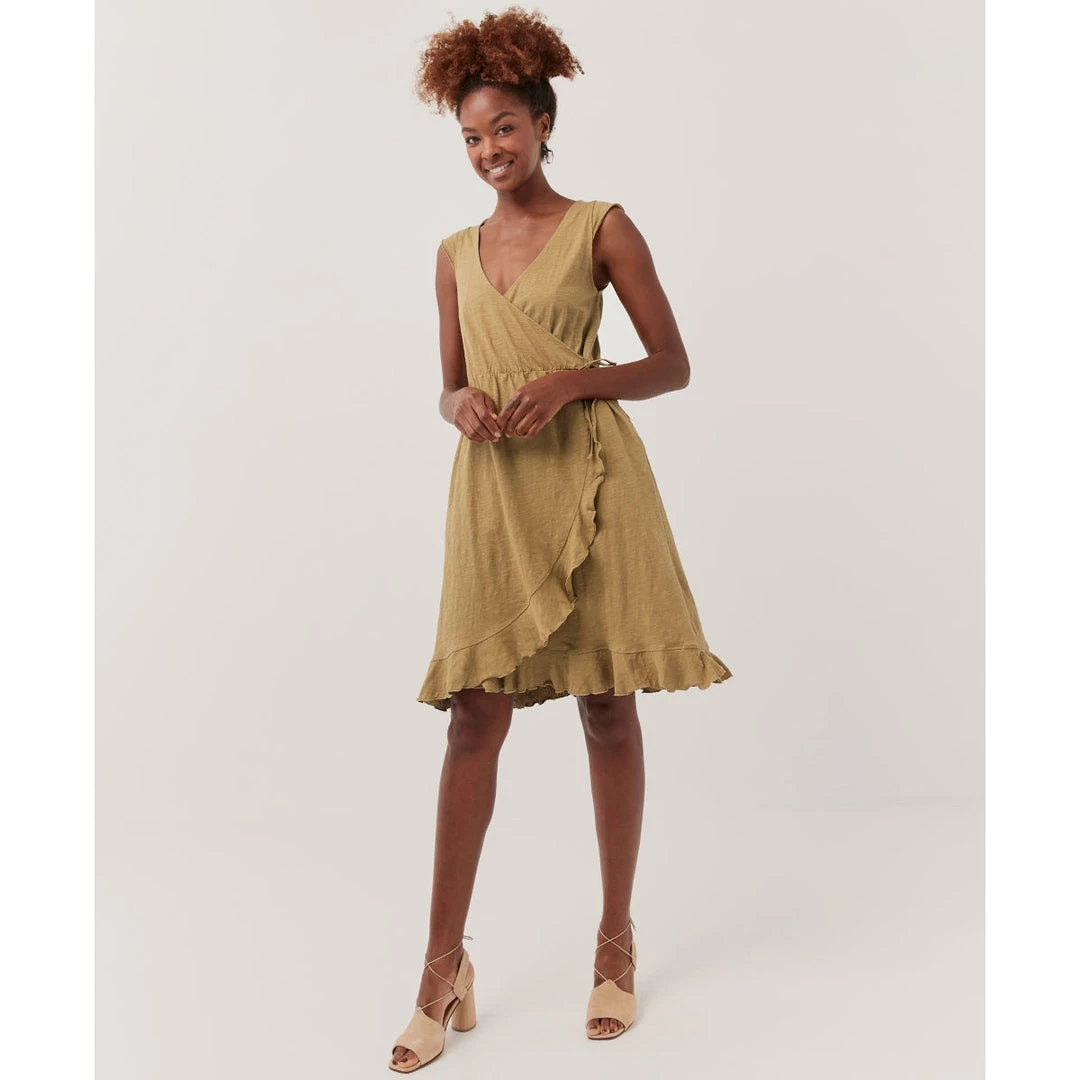 Womens Pact Organic Women Easy Wrap Dress 3 Womens Pact Organic Women Easy Wrap Dress