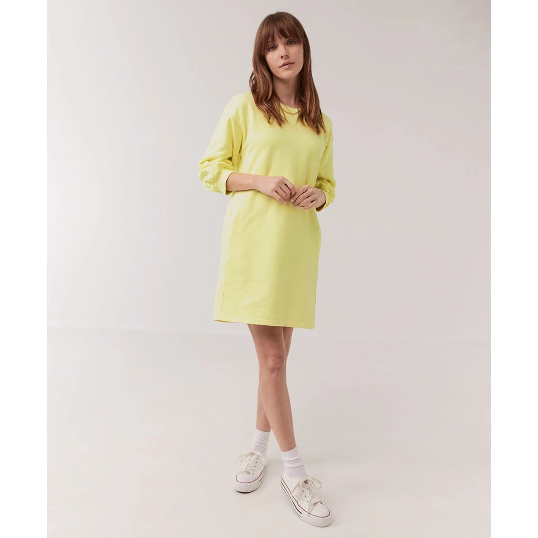 Pact Organic Women Essential Puff-Sleeve Dress Womens 1 Pact Organic Women Essential Puff-Sleeve Dress Womens