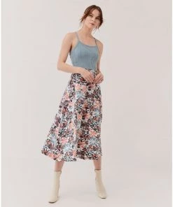 Pact Organic Women Fit & Flare Midi Dress