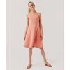 Pact Organic Women Fit & Flare Shorty Midi Dress