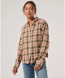 Womens Pact Organic Women Flannel Fireside Shirt