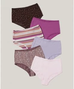 Pact Organic Women High Rise Hipster 6-Pack