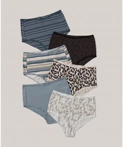 Pact Organic Women High Rise Hipster 6-Pack