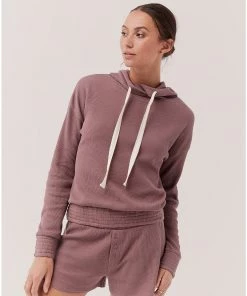 Womens Pact Organic Women Lite-Waffle Hoodie