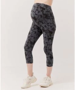 Womens Pact Organic Women Maternity Cropped Pocket Legging