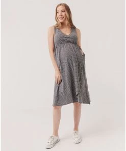 Pact Organic Women Maternity Cross Front Dress
