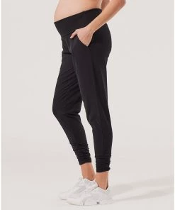 Pact Organic Women Maternity Draped Jogger