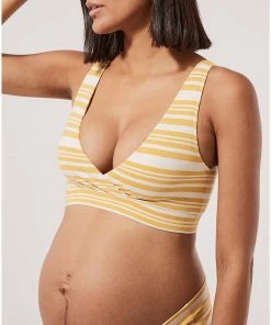 Pact Organic Women Maternity Nursing Bralette Womens