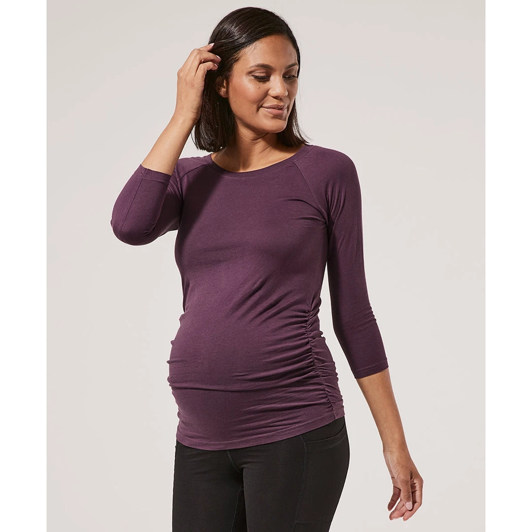 Pact Organic Women Maternity Raglan Tunic Womens 1 Pact Organic Women Maternity Raglan Tunic Womens