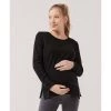 Pact Organic Women Maternity Zip Sweatshirt Womens
