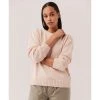 Pact Organic Women Open-Knit Crew