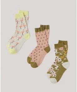 Pact Organic Women Premium Crew Socks 3-Pack 5 Pact Organic Women Premium Crew Socks 3-Pack