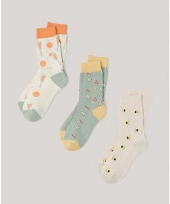 Pact Organic Women Premium Crew Socks 3-Pack
