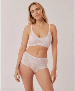 Womens Pact Organic Women Pretty Plunge Bra