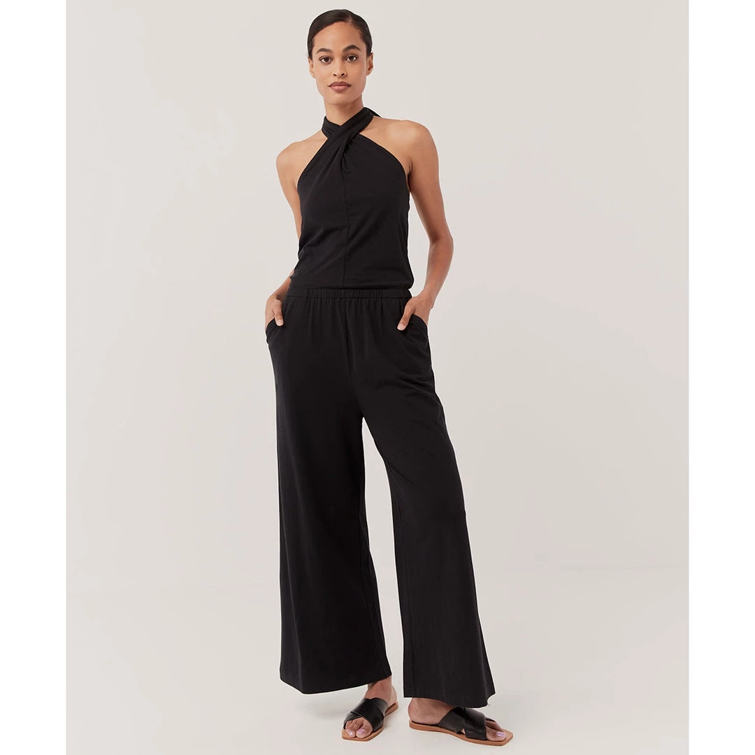 Pact Organic Women Revive Halter Jumpsuit Womens 1 Pact Organic Women Revive Halter Jumpsuit Womens