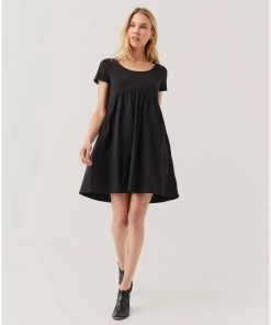 Pact Organic Women Revive Pop-Over Mini Dress Womens