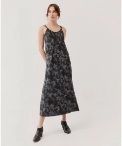 Womens Pact Organic Women Revive Strappy Maxi Dress