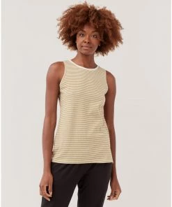 Pact Organic Women Softspun High Neck Tank Womens