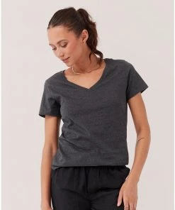 Womens Pact Organic Women Softspun V-Neck Tee