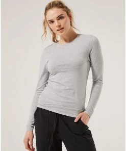 Womens Pact Organic Women Stretch-Fit Long Sleeve Tee