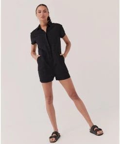 Pact Organic Women The Harbour Romper Womens