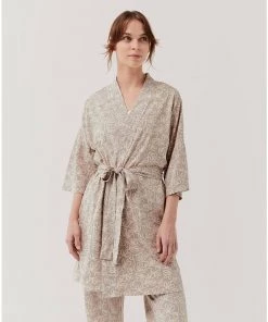 Pact Organic Women The Staycation Short Robe Womens