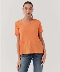 Pact Organic Women Tissue Tiered Top Womens